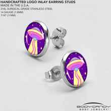 Load image into Gallery viewer, Style Space Invasion UFO Stud Earrings by Onyx O