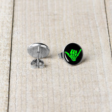 Load image into Gallery viewer, Shaka Hand Stud Earrings by Onyx O