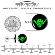 Load image into Gallery viewer, Shaka Hand Stud Earrings by Onyx O