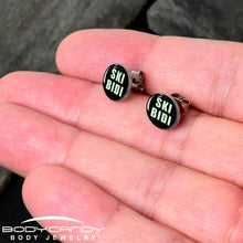 Load image into Gallery viewer, SKIBIDI Stud Earrings by Onyx O