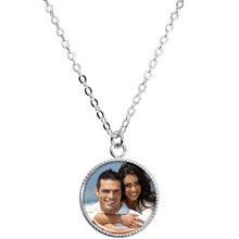 Load image into Gallery viewer, Custom Full Color Photo Pendant Necklace