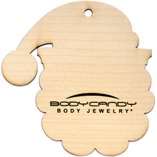 Load image into Gallery viewer, Wood Holiday Santa Claus Christmas Ornament