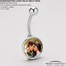 Load image into Gallery viewer, Custom Photo Belly Ring