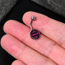 Load image into Gallery viewer, Custom Pink Personalized Name Belly Ring
