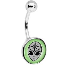 Load image into Gallery viewer, Third Eye Cute Alien Belly Ring
