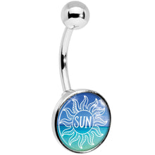 Load image into Gallery viewer, Cool Ocean Sun Belly Ring