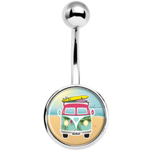 Load image into Gallery viewer, Tropical Beach Cruiser Belly Ring