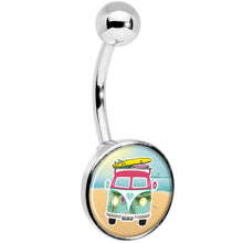 Load image into Gallery viewer, Tropical Beach Cruiser Belly Ring