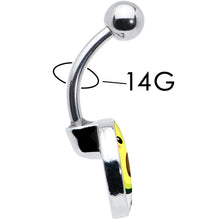 Load image into Gallery viewer, Avocado Oh BFF Set of 2 Belly Rings by Onyx O