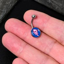 Load image into Gallery viewer, Adorable Axolotl Belly Ring by Onyx O