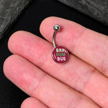 Load image into Gallery viewer, Bah Humbug Holiday Grouch Belly Ring by Onyx O