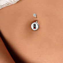 Load image into Gallery viewer, Battery Empty Belly Ring by Onyx O