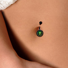 Load image into Gallery viewer, Take Me To Your Leader Black Belly Ring
