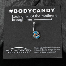Load image into Gallery viewer, Retro Cassette Tape Belly Ring by Onyx O