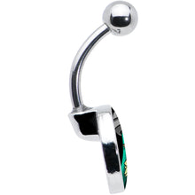 Load image into Gallery viewer, Alien UFO Dinosaur Abduction Belly Ring by Onyx O