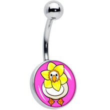 Load image into Gallery viewer, Daffodil Duck Belly Ring by Onyx O