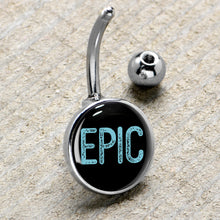 Load image into Gallery viewer, Epic Blue Belly Ring