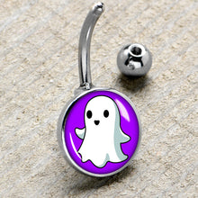 Load image into Gallery viewer, Ghost Belly Ring by Onyx O