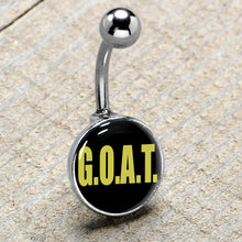 Load image into Gallery viewer, G.O.A.T. Belly Ring by Onyx O