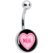 Load image into Gallery viewer, MEH Heart Belly Ring by Onyx O