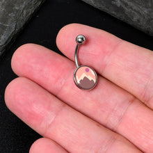 Load image into Gallery viewer, Mountain Sunrise Belly Ring by Onyx O