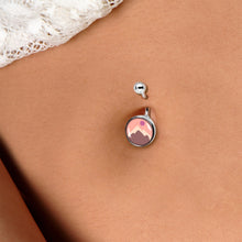 Load image into Gallery viewer, Mountain Sunrise Belly Ring by Onyx O
