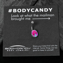 Load image into Gallery viewer, Funky Floral Mushroom Belly Ring by Onyx O