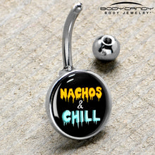 Load image into Gallery viewer, Nachos and Chill Belly Ring by Onyx O