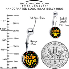 Load image into Gallery viewer, Nacho Type Belly Ring by Onyx O