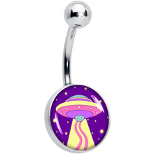 Load image into Gallery viewer, Style Space Invasion UFO Belly Ring by Onyx O