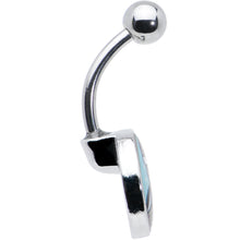 Load image into Gallery viewer, Snowfall Holiday Penguin Belly Ring by Onyx O