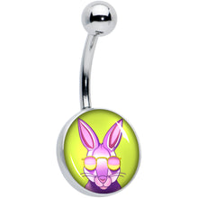 Load image into Gallery viewer, Cool Shades Bunny Belly Ring by Onyx O