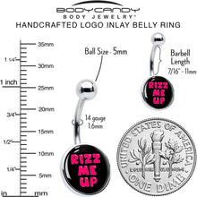 Load image into Gallery viewer, RIZZ ME UP Belly Ring by Onyx O