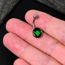 Load image into Gallery viewer, Shaka Hand Belly Ring by Onyx O
