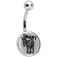 Load image into Gallery viewer, Donkey Smart Ass Belly Ring by Onyx O