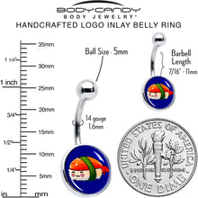 Load image into Gallery viewer, Sushi Belly Ring by Onyx O