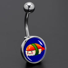 Load image into Gallery viewer, Sushi Belly Ring by Onyx O