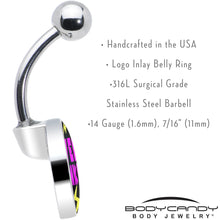 Load image into Gallery viewer, Over Thinker Impact Belly Ring by Onyx O