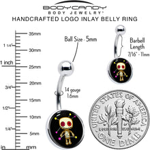 Load image into Gallery viewer, Voodoo Doll Belly Ring by Onyx O