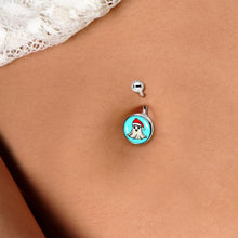 Load image into Gallery viewer, Holiday Christmas Spirit Ghost Belly Ring by Onyx O
