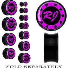 Load image into Gallery viewer, Custom Pink Heart Initial Acrylic Personalized Saddle Plug - buy 2 for a pair