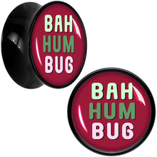 Load image into Gallery viewer, Bah Humbug Holiday Grouch Acrylic Saddle Plug Set by Onyx O