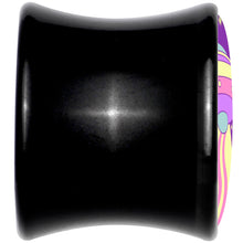 Load image into Gallery viewer, Style Space Invasion UFO Black Acrylic Saddle Plug Set by Onyx O