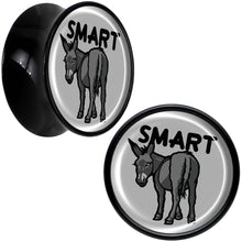 Load image into Gallery viewer, Donkey Smart Ass Black Acrylic Saddle Plug Set by Onyx O