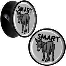 Load image into Gallery viewer, Donkey Smart Ass Black Acrylic Saddle Plug Set by Onyx O