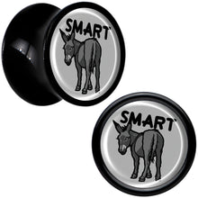 Load image into Gallery viewer, Donkey Smart Ass Black Acrylic Saddle Plug Set by Onyx O