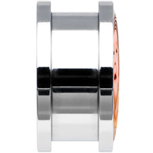 Load image into Gallery viewer, Stainless Steel Custom Photo Screw Fit Plug - buy 2 for a pair