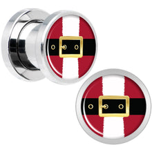 Load image into Gallery viewer, Christmas Santa Suit Screw Fit Plug Set Sizes 5mm to 20mm