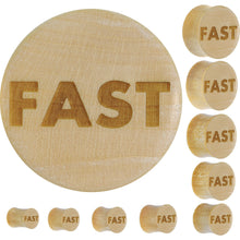 Load image into Gallery viewer, Fast Saddle Plug in Organic Crocodile Wood