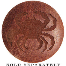 Load image into Gallery viewer, Organic Sawo Wood Sea Crab Saddle Plug